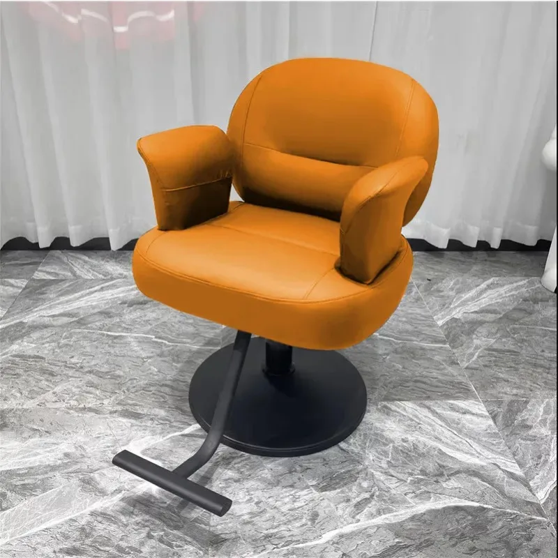 Adjuluxury Recline Barber Chair Modern Comfort Padding High Grade Styling Hairdressing Furniture Sedia Da Barbiere Cadeira