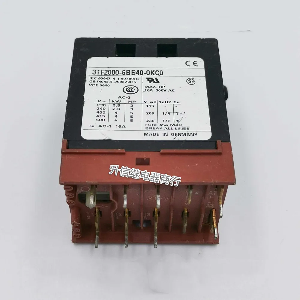 Hot spot 3TF2000-6BB40-0KC0 DC contactor 16A 8pin