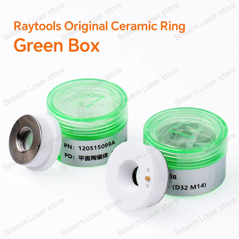 Original Raytools Ceramic Laser Ring Diameter 28 32mm M11 M14 Ceramic Nozzle Holder Raytools BT240 BT230 BM110 114 1202740001