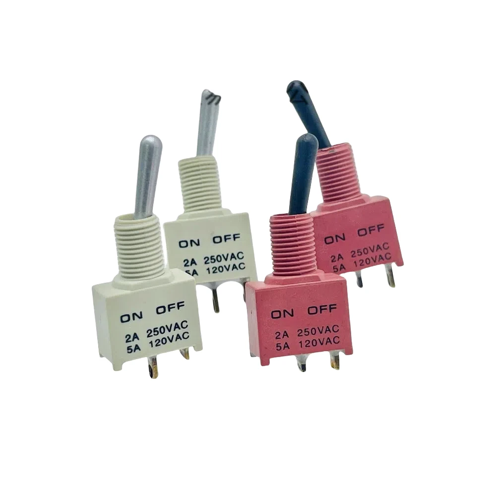 2pcs Dailywell Toggle Switch Q11A 2-Pin 2-Position Mini Toggle 2-Pin 2-Position Rocker Switch