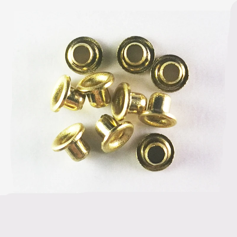 10pcs Eyelet Copper Cam Rivets For ZP Zorro Kerosene Lighter Metal Spring Sheet Plate Universal Repair DIY Replacement Accessory