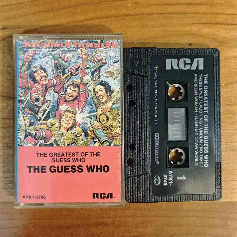 

Rock The Guess Who Music Tape Greatest Hits Album These Eyes Cassettes Cosplay Recorder Walkman Car Soundtracks Box Party Music
