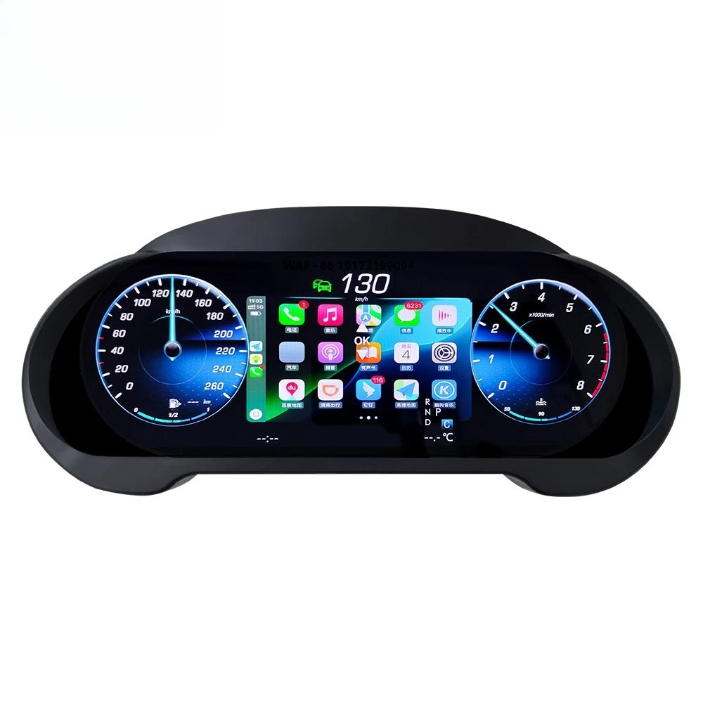 

New Digital Speedometer Gauge Dashboard Panel for Auto Meter for ML GL 2012-2015 GLC GLE GLS 2015-2019 Display