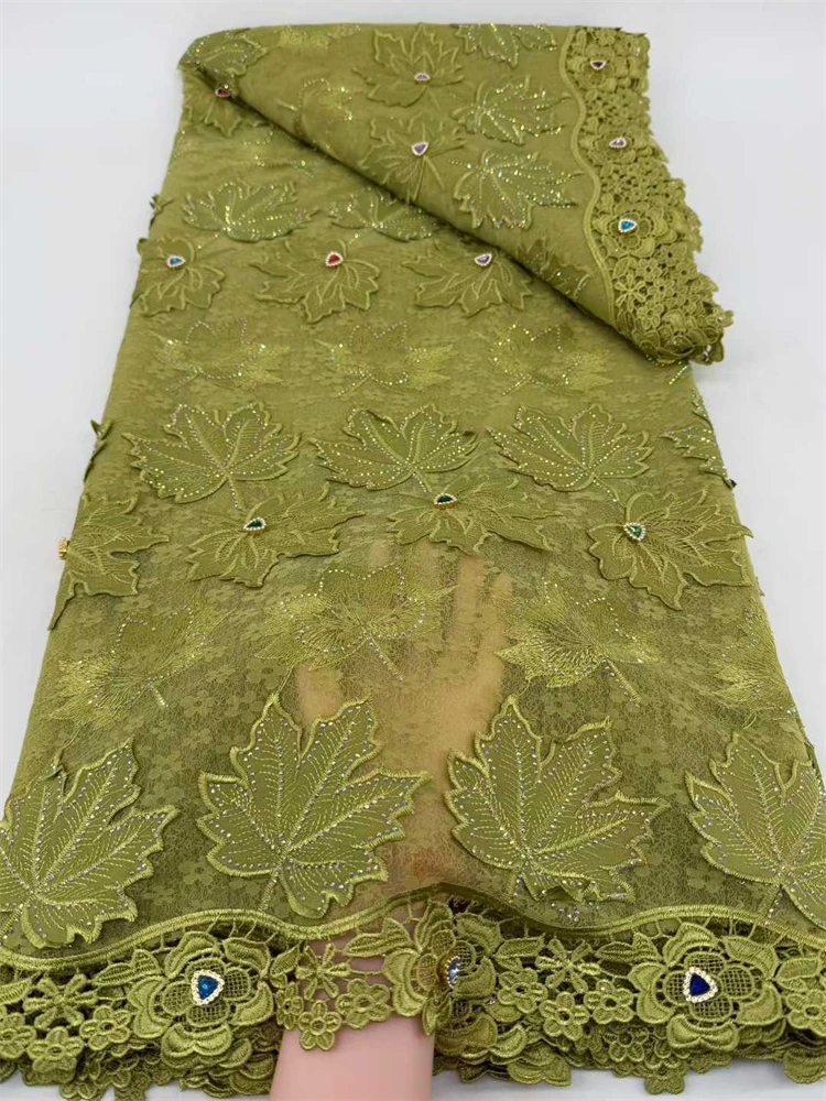 

Новейшие камни, африканское кружево 2026, высокое качество, блестки, нигерийский французский тюль, ткань с вышивкой для женщин, платье