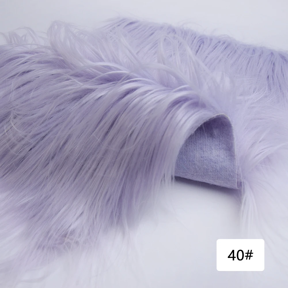 8cm Pile Length Imitation Fur Fabric Diy Cosplay Clothing Hairy Fur Fabric Bundle Long Hair Plush Fabrics By Meters Liquidations image 3