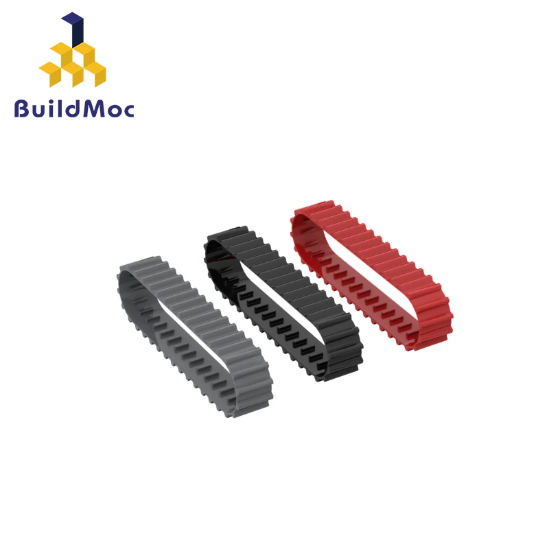 BuildMoc 1PCS Assembles Particles 53992/13972 Track Bricks Building Blocks Replaceable Part Toys Gifts