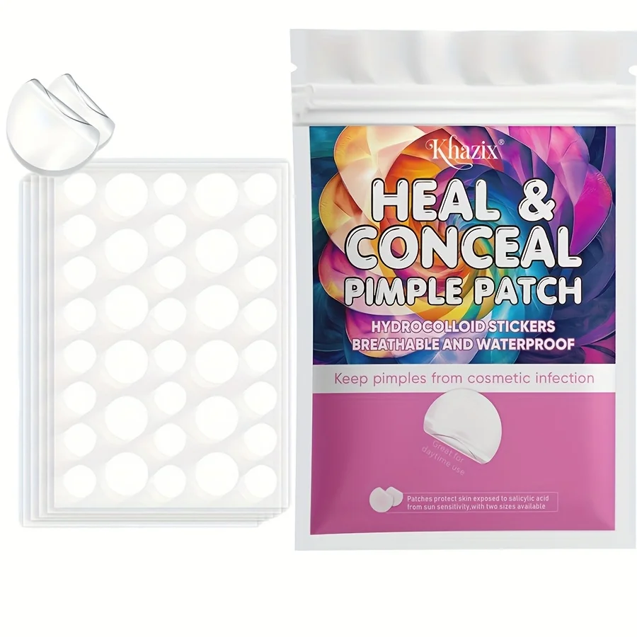 

144-кратные невидимые гидроколлоидные пластыри от прыщей. Нежные, приятные для кожи покрытия от пятен для очистителя и калорийного цвета.