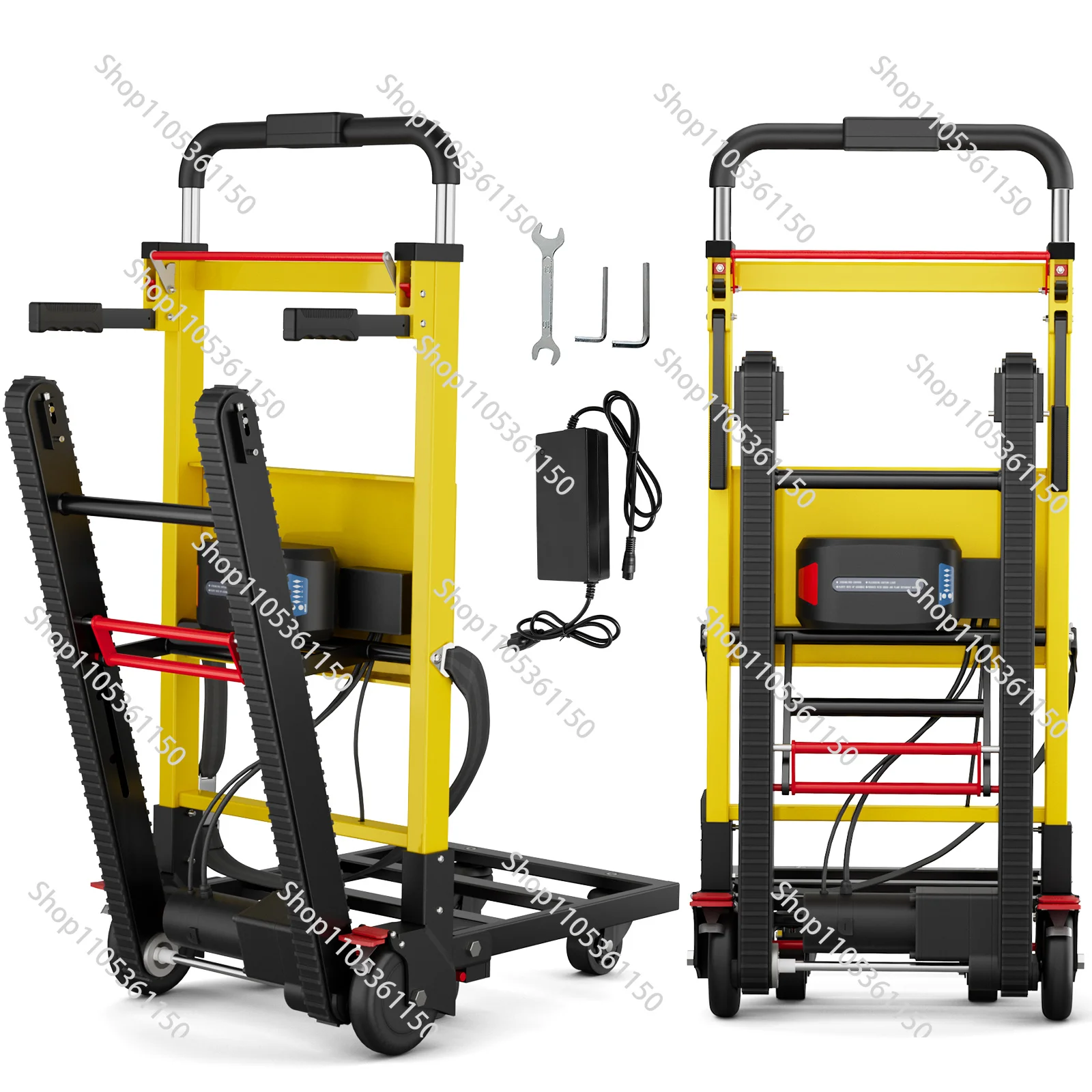 

Electric Stair Climbing Hand Trucks Dolly for Moving 400lbs Capacity Heavy Duty Folding Stair Climber Hand Trolley