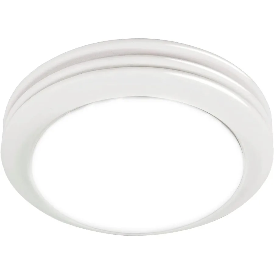 

Ultra Quiet Bathroom Exhaust Fan with LED Light for Modern Bathrooms 80CFM Airflow and 2.0 Sones Noise Level Round Design with