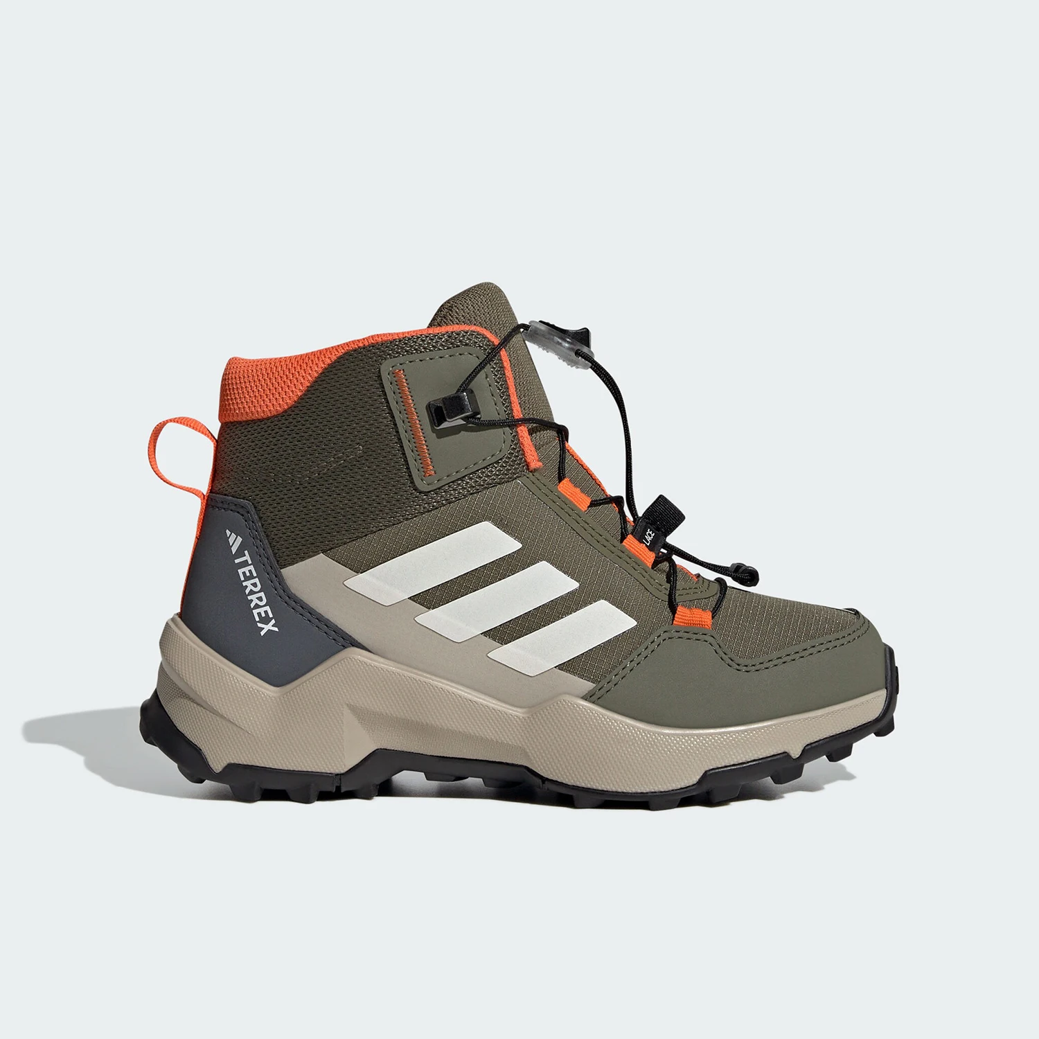 

Adidas genuine New Season Kids' Mid-top Laced Anti-slip Outdoor Shoes JI0921