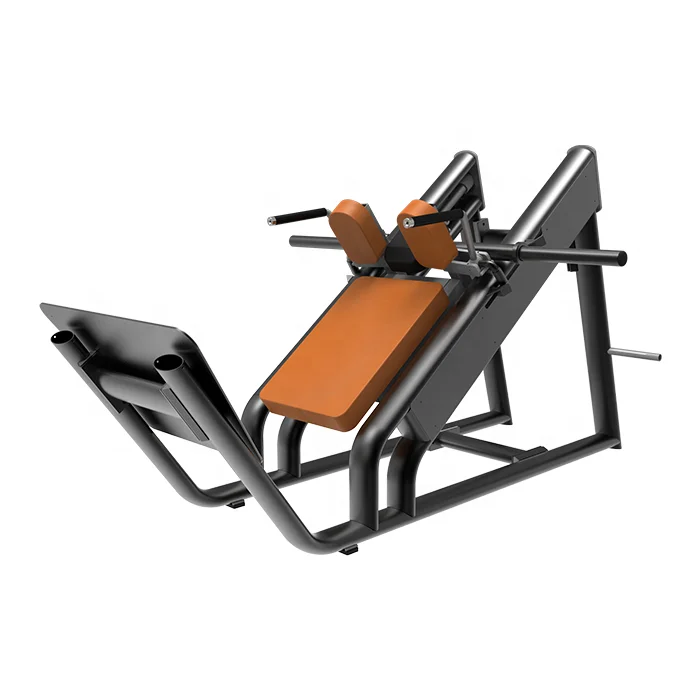 

LAND Fitness Gym Equipment Professional Commercial 45 Degree Slide Machine Linear Leg Press Hack Squat Machine LD-9057T