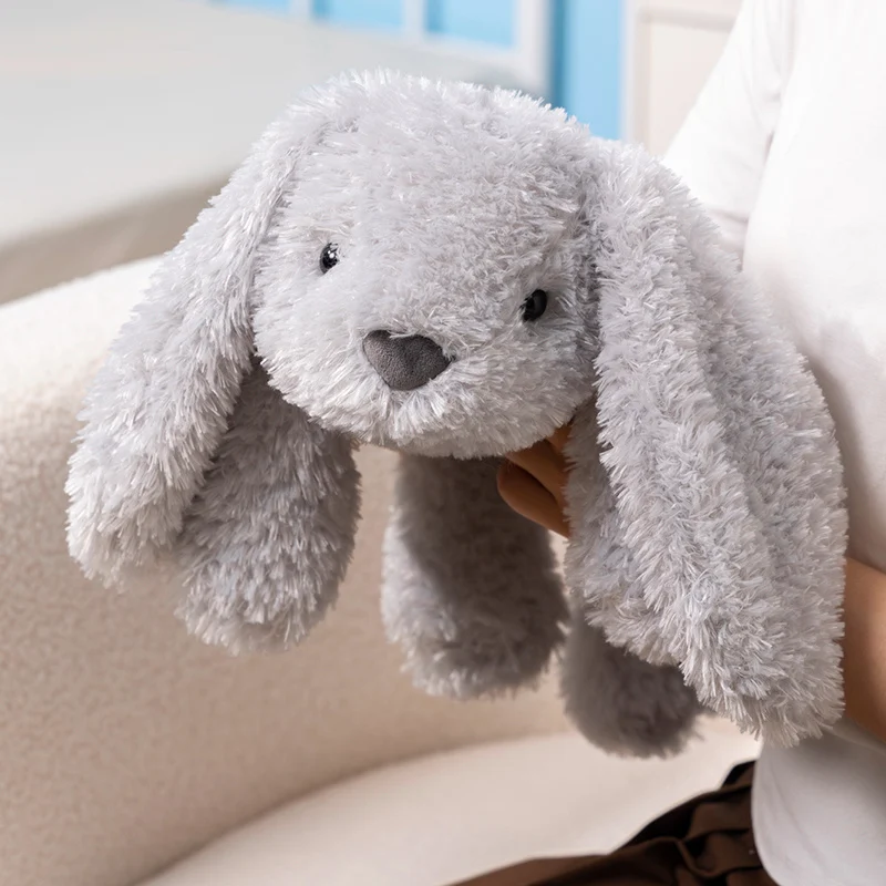 35/40/70CM Fluffy Prone Posture Rabbit Plush Doll Cartoon Stuffed Animals Kawaii Bunny Baby Accompany Sleeping Pillow Kids Gifts