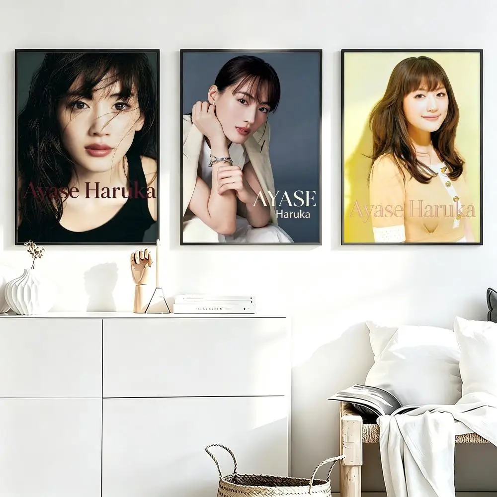 Aesthetic Wall Art Poster Trendy actor Ayase Haruka Poster for Bedroom Dorm Room Home Decor Large Wall Picture Print