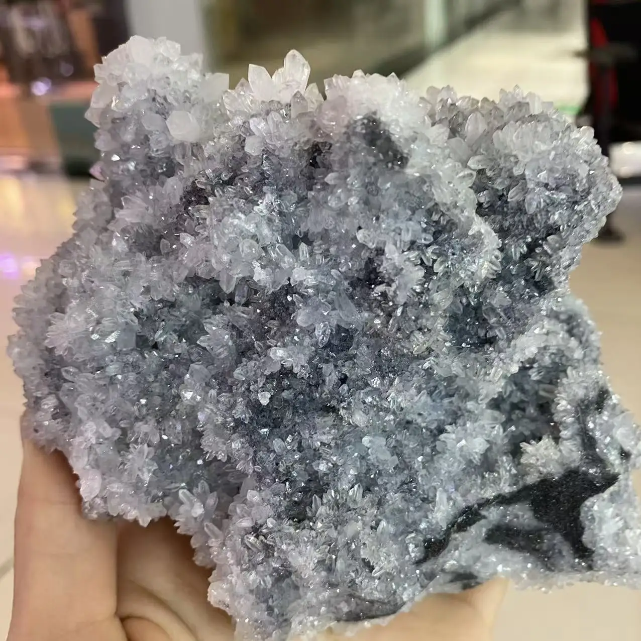 

Natural Sphalerite Crystal Quartz Cluster, Energy Gemstone, Spiritual Healing, Gift, Home And Office Decoration, Demagnetization