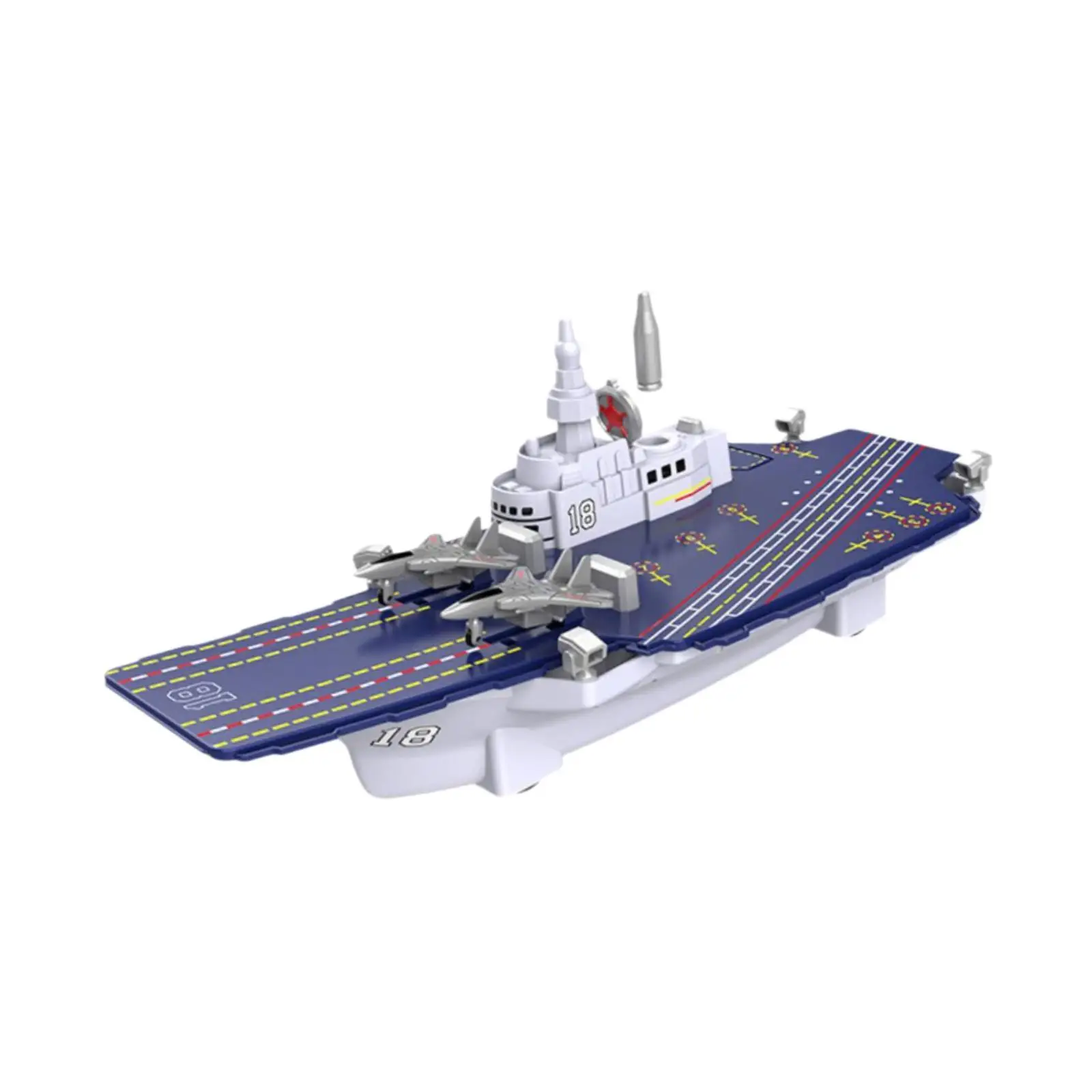 Aircraft Carrier Model Warships Ship Set for Children Party Supplies Gift