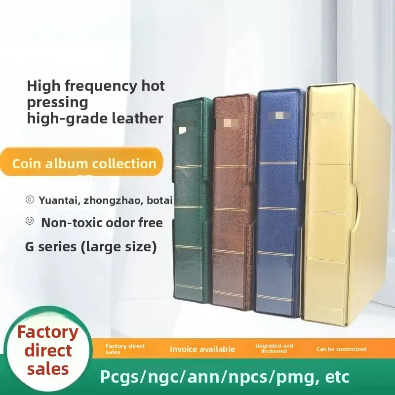 Rating Banknotes Commemorative  Coupled  Appraisal Coins Collection Book Rating Marked  Dust Box Empt