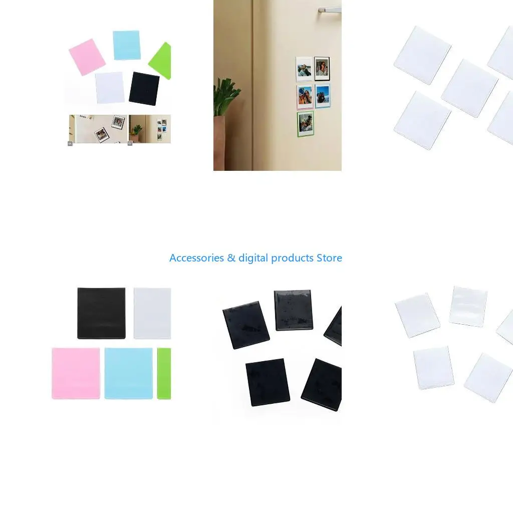 77JD Clear Acrylic Magnets Customizes Display Pictures Frame