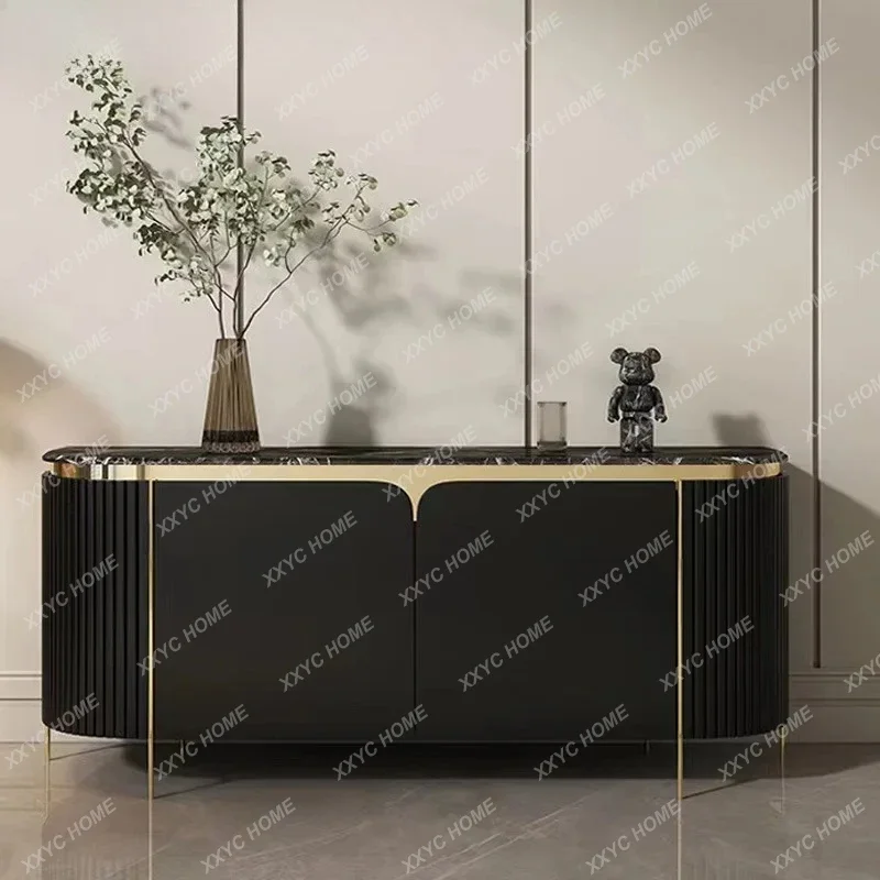 

KLight luxury entrance cabinet Modern simple side cabinet Minimalist living room decoration cabinet Storage locker against