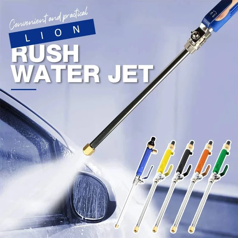 Lion Rush Water Jet High Pressure Water Gun Metal Water Gun High Pressure Power Car Washer Spray Car Washing Tools Garden Water