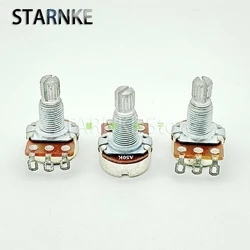 2PCS 148 16 Type A10K A20K A50K Single Potentiometer Threading Hole Foot Flower Shaft 18mm 3-Pin