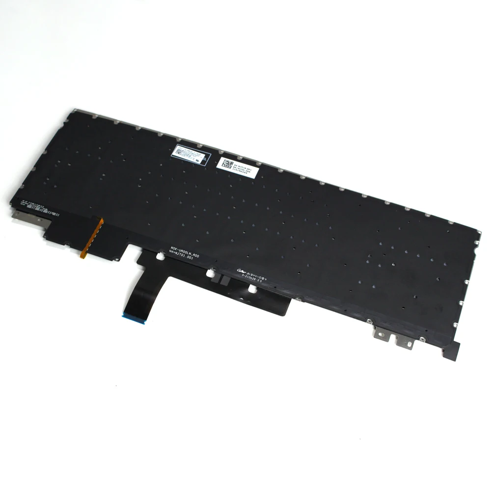 لوحة مفاتيح الكمبيوتر المحمول Asus ProArt StudioBook Pro 16 OLED W7600 W7600Z3A W7600H3A RU تخطيط لوحة مفاتيح الكمبيوتر المحمول مع الخلفية