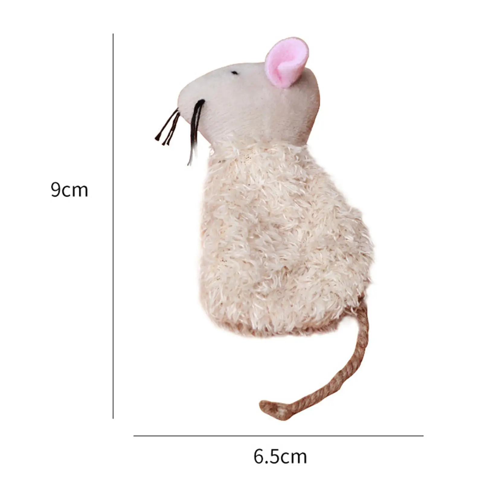 Cat Kitten Playing Plush Simulation Rat, Simulation Lifelike Mice Cat Toys, Soft Toy Mouse Scratch Bite Chewing Toy
