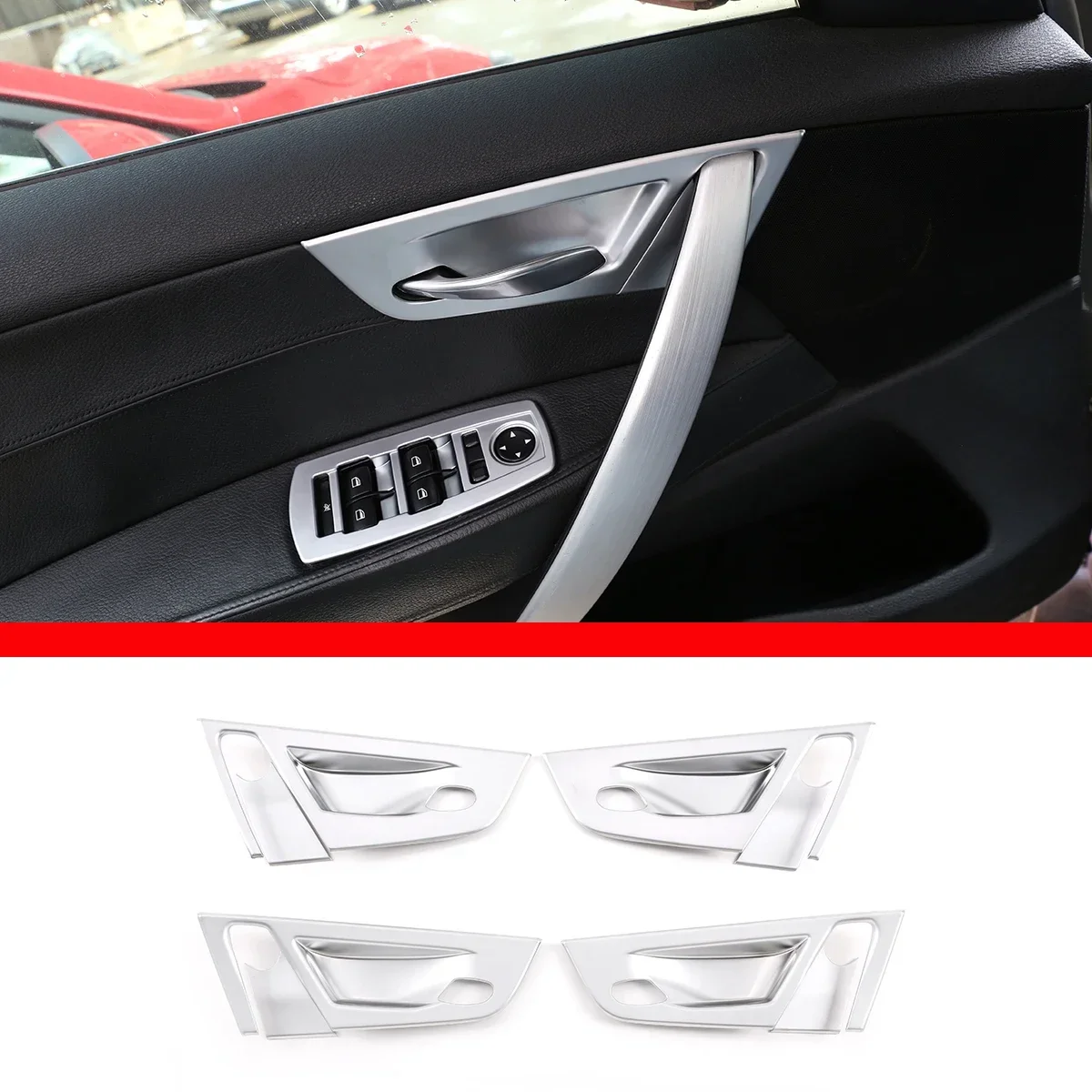 

For BMW X3 E83 Modification ABS Chrome/Carbon Car Interior Door Bowl Cover Trim Stickers Car Accessories Interior modification