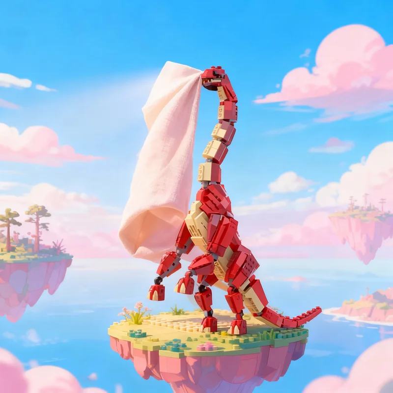 

606pcs MOC Brachiosaurus Creator Model Building Blocks Construction DIY Toy Creative Idea Christmas Gifts Education Brick Kids