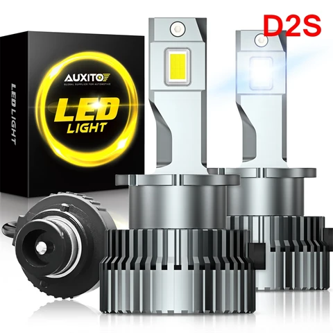 AUXITO 2X D1S D3S D2S HID D4S Светодиодная лампа Canbus Фара 35 Вт 6000 К 12 В D2S D4S Светодиодные фары для Toyota Prius BMW VW Lexus Mazda