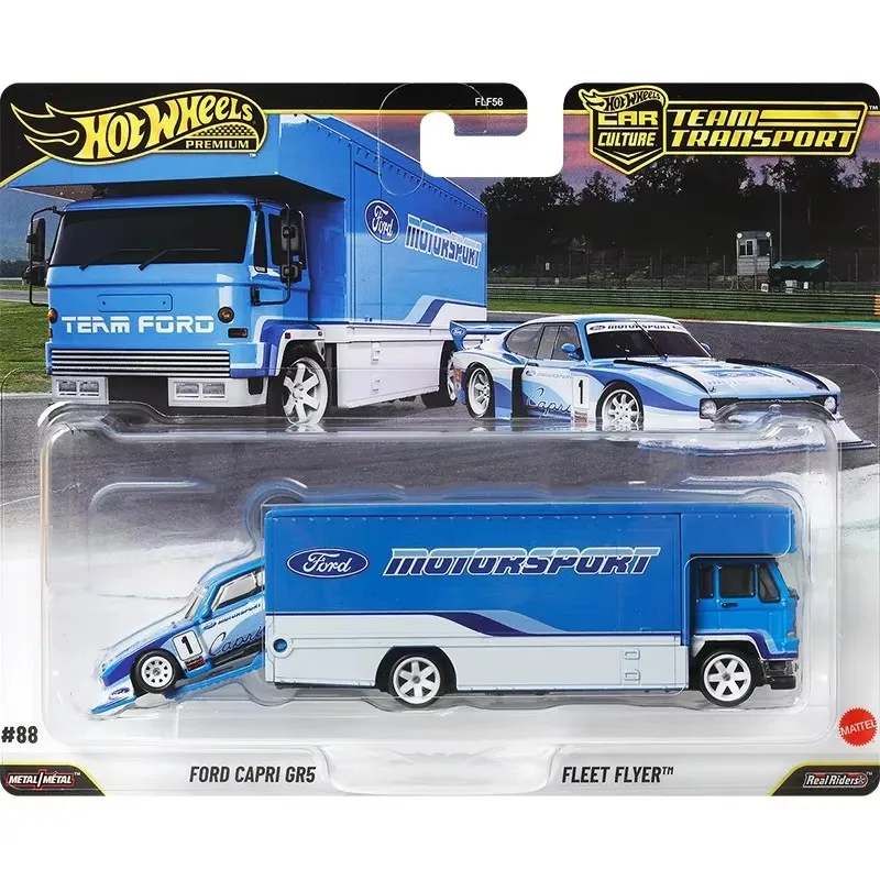 

Hot Wheels FLF56-J Team Transport Series,Toyota GR Supra Impala Ford Capri GR5,1:64 Diecast Vehicle Collectible Toy Gift for