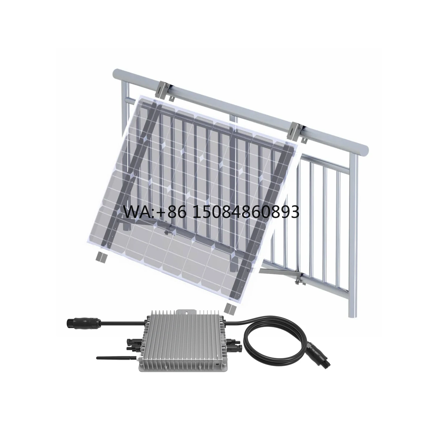 Solar balcony power generation600W Germany Small On Grid Balcony Solar Energy System 600 Watt Balcony Solar Panel