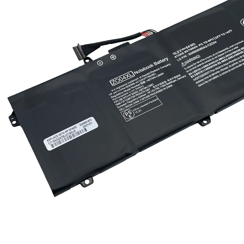 ONEVAN Nowa Oryginalna Bateria do Laptopa ZO04XL 64Wh do HP ZBook Studio G3 G4 HSTNN-CS8C HSTNN-C88C HSTNN-LB6W 808450-001 — zdjęcie produktu 2