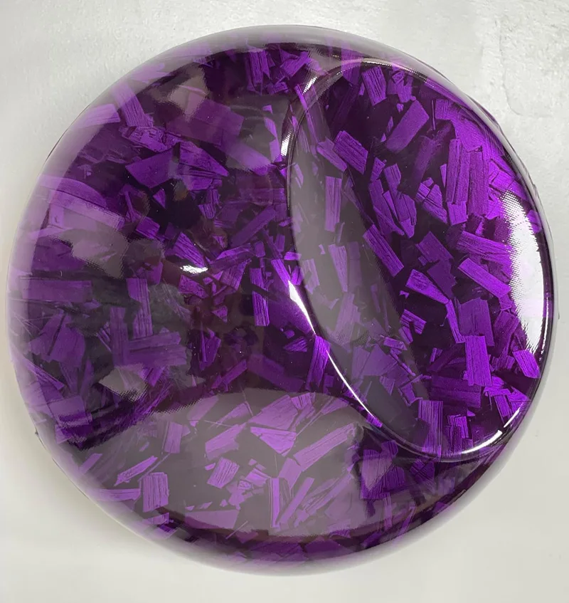 Premium PET Gloss Purple Forged Carbon Fiber Vinyl Wrap Film Adhesive Decal Motorbike Car Wrapping Foil with Air Release