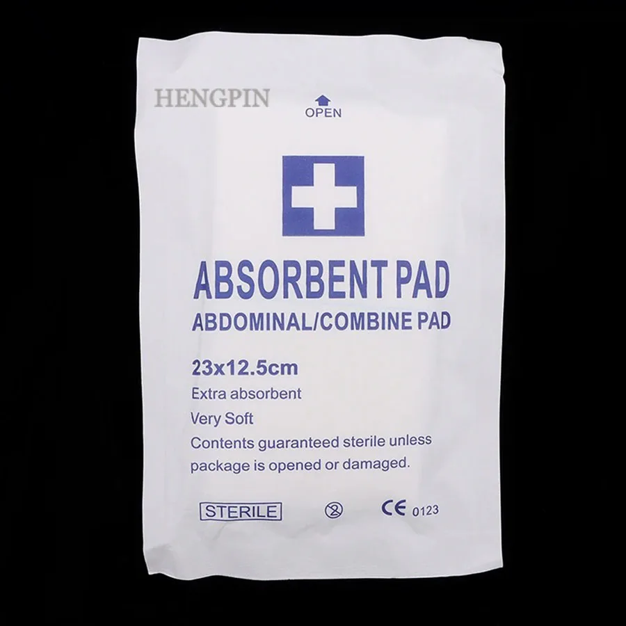 HENGPIN 5 قطعة البطن المعقمة ABD الجمع بين منصات 5 "x 9" تضميد الجروح الفرقة المعونة العناية بالجروح ضمادة للسفر في الهواء الطلق الإسعافات الأولية #4