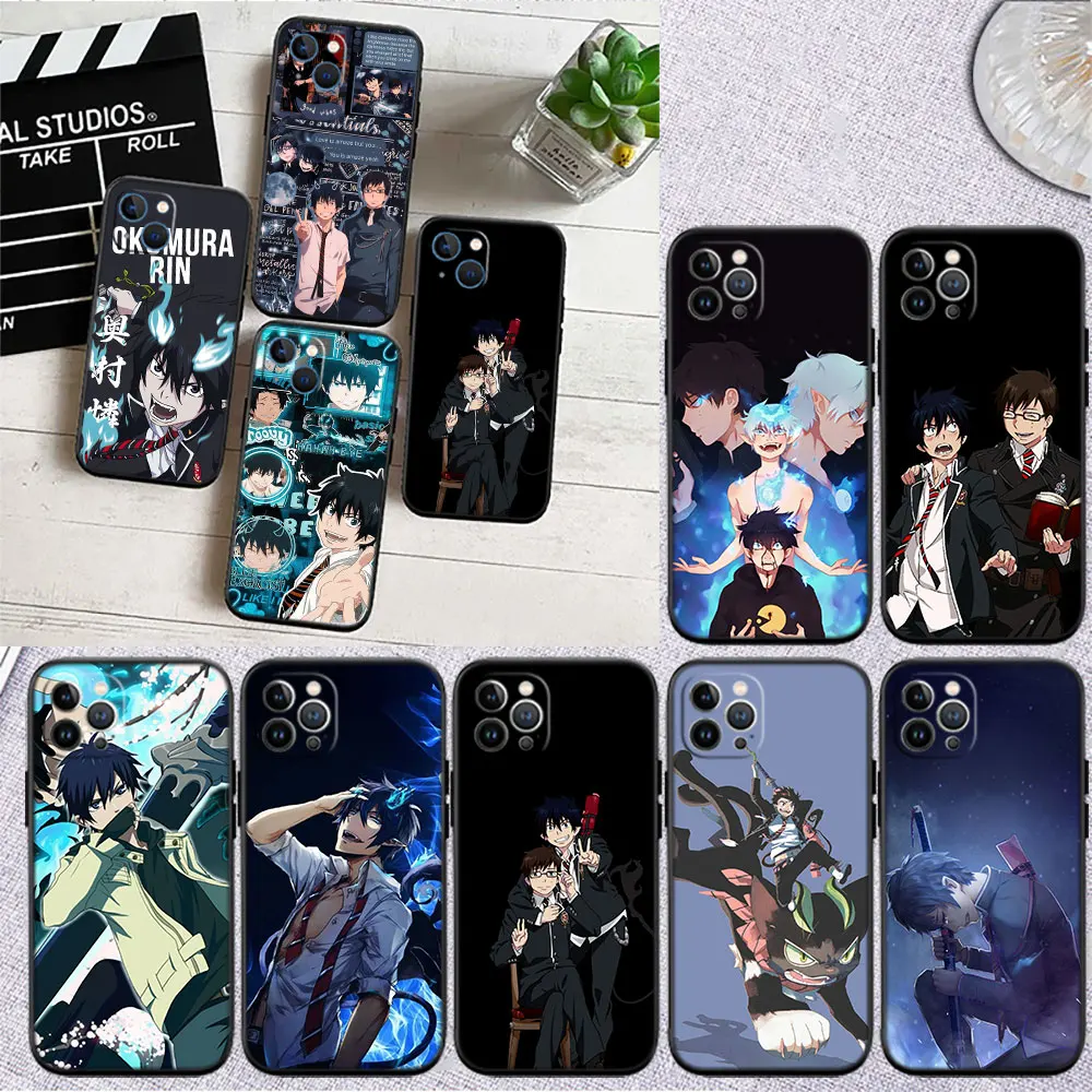 Funda de teléfono KH12 Blue Exorcist Soft Shell para Redmi Note 8 9 Pro Max 9S 9T 9C NFC 8T 8A 10A A4