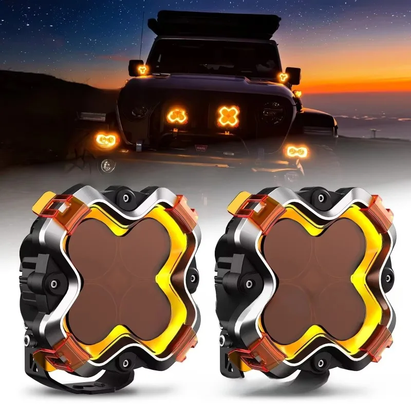 Outdoor off-road halo series, off-road vehicle modification, Europe, America, new off-road spotlights