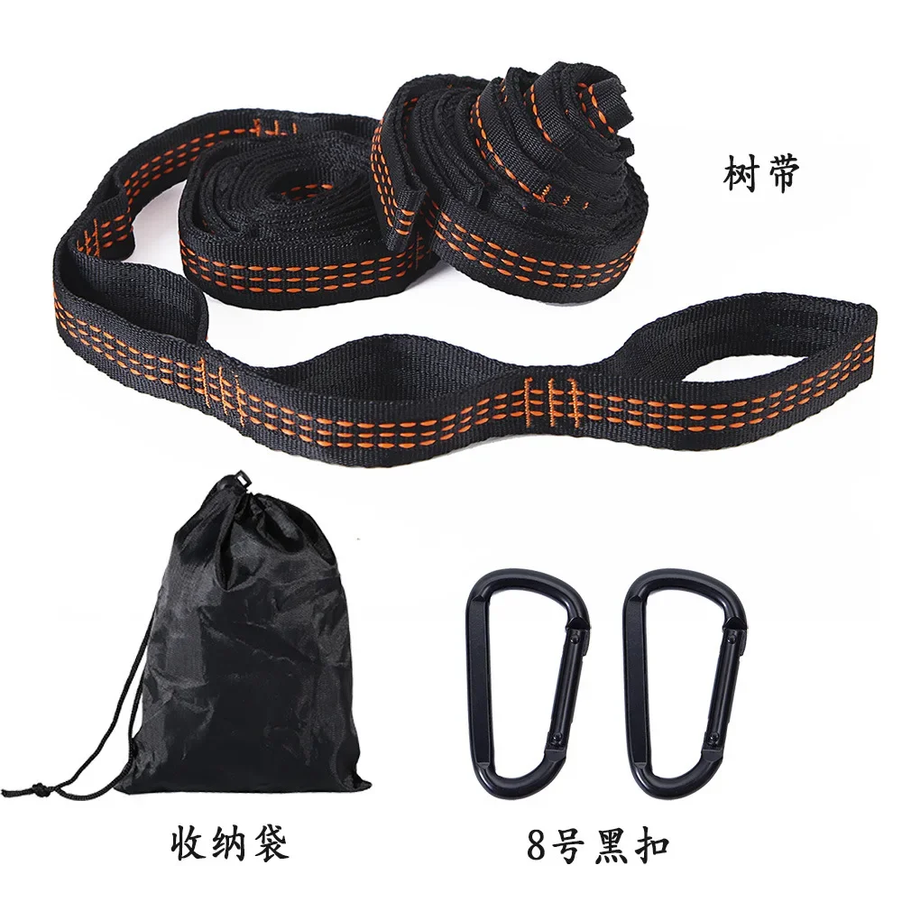 Special Reinforced Polyester Straps Multi Ring High Load-Bearing Barbed Multicolour Outdoor Camping Swing Hammock Straps & Belts