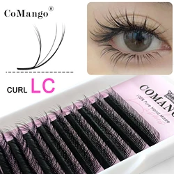 CoMango Multi-Layer LC/LD Bloom Camellia Eyelashes Extension Super Soft Fluffy Premade Volume Fans Automatic Flowering Lashes