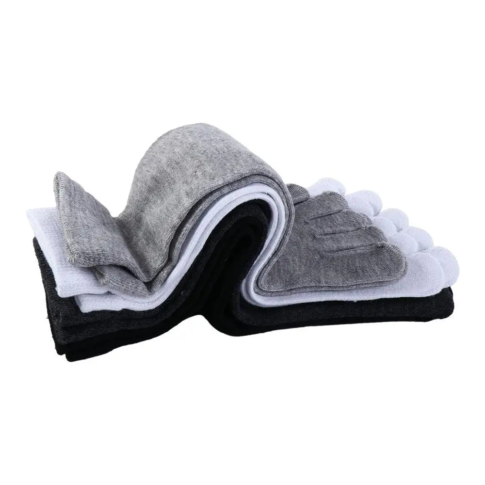 

Men Short Socks Cotton Protect Ankle Breathable Sweat Absorption Five Fingers Socks Toe Socks Ankle Socks Men'S Split Toe Sock