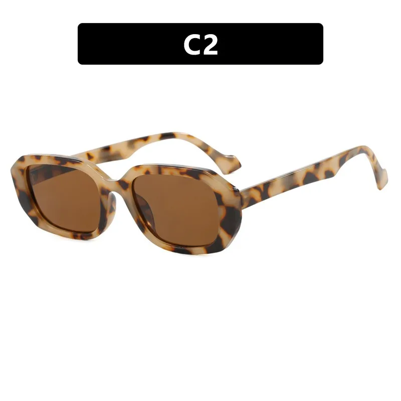 الكلاسيكية الملونة مربع النظارات الشمسية النساء الرجال الرجعية الفاخرة العلامة التجارية النظارات الشمسية الأعمال تخفيف الذكور الإناث نظارات واقية UV400