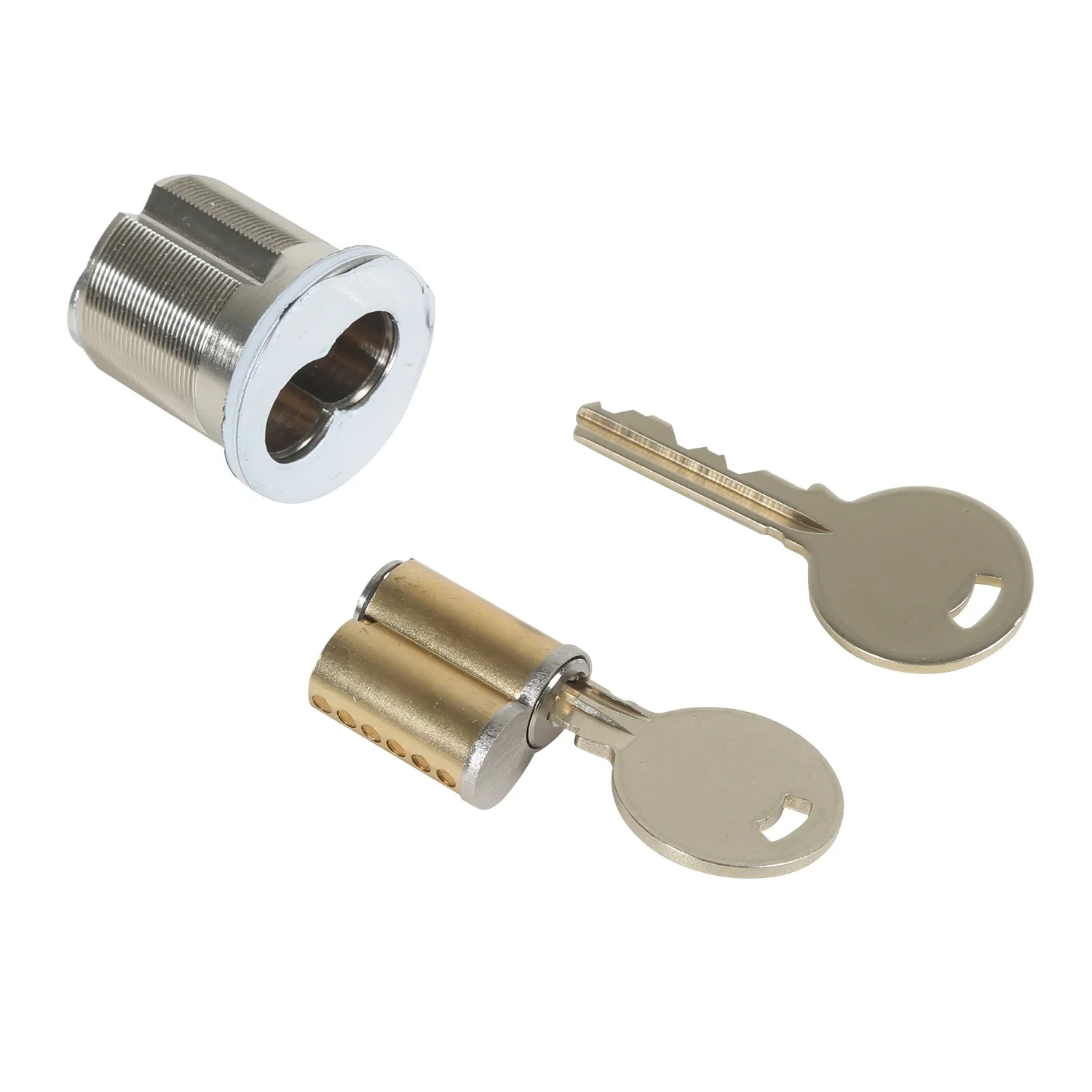 Jixin Mortise Sash Cylinder Key Deadbolt Latch Lock Euro Half Set Cylinder With Master Key Thumbturn