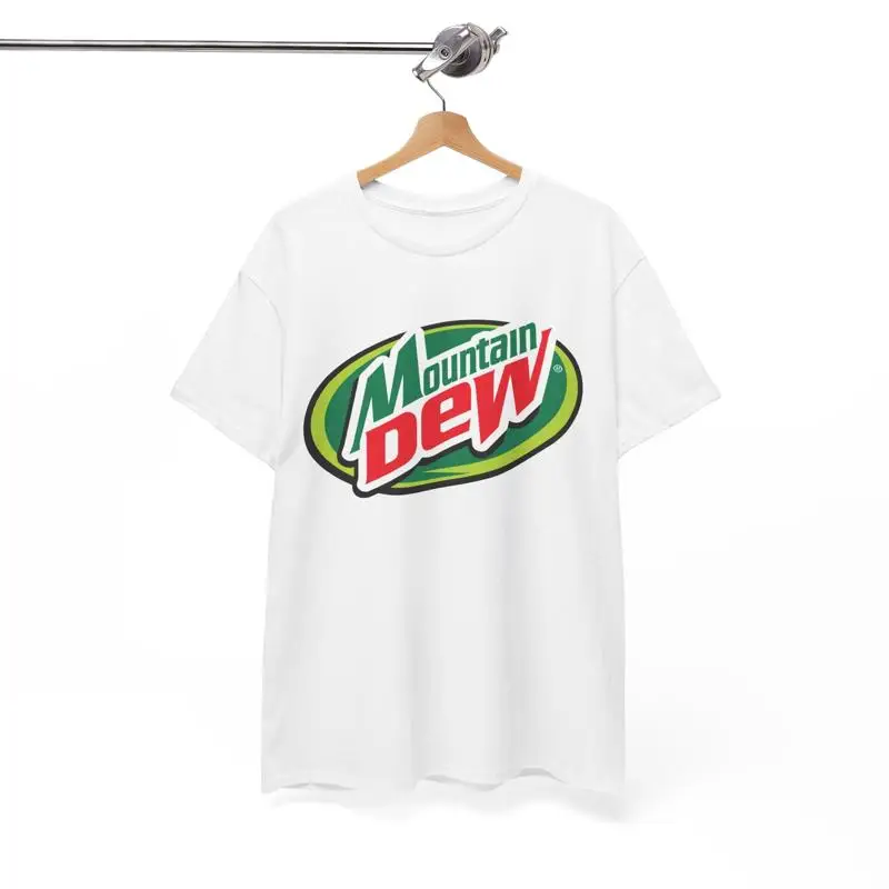 Футболка Mountain Dew с ретро-логотипом, видеоигры 90-х, Blockbuster, унисекс, плотный хлопок