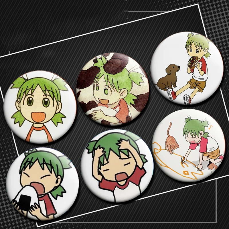 Yotsuba Anime Cartoon Soft Button Pins Anime Brosche Kreative Abzeichen für Tasche Kleidung Hut Dekor Schmuck Zubehör Mode Geschenke