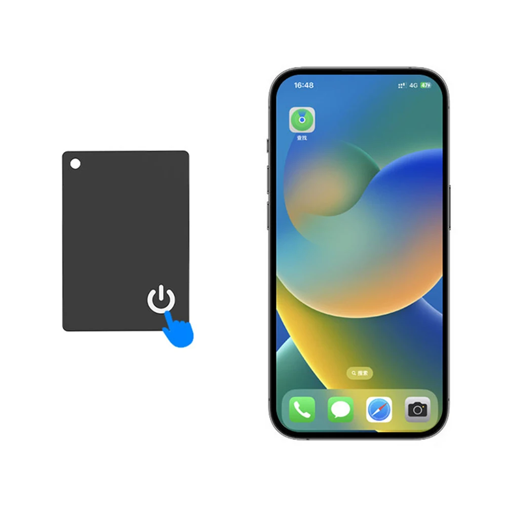 

Wireless Charging Item Card Finder Works for Apple Find My Smart Tag Wallet Tracker Ultra Thin Tracker Keys Suitcase Bag Locator