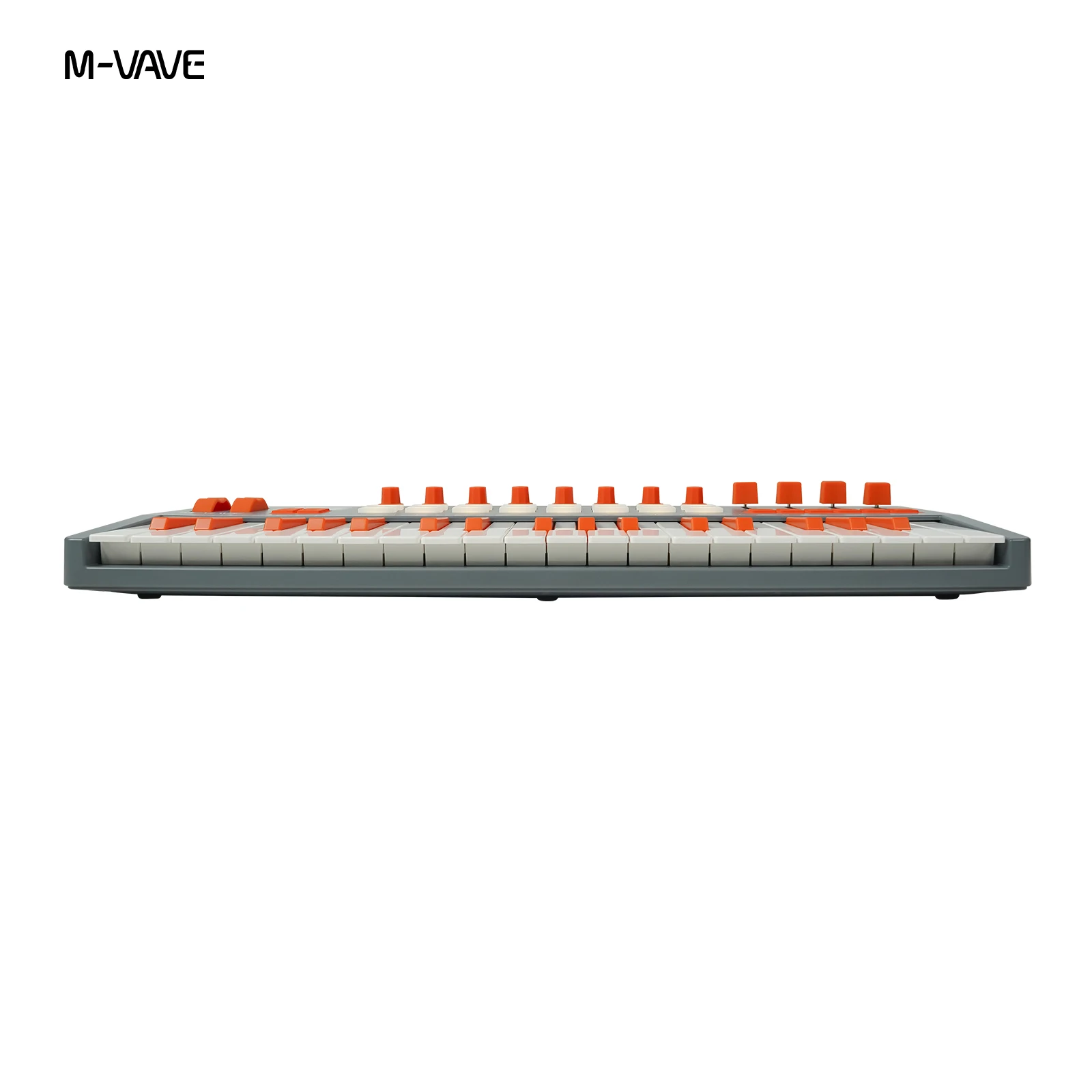 وحدة تحكم بلوحة مفاتيح MIDI اللاسلكية M-VAVE SMK-37 Elite مُركب مدمج 37 مفتاحًا، 16 لوحة طبلة، 8 أجهزة تشفير، متوافقة مع DAW وiOS #5