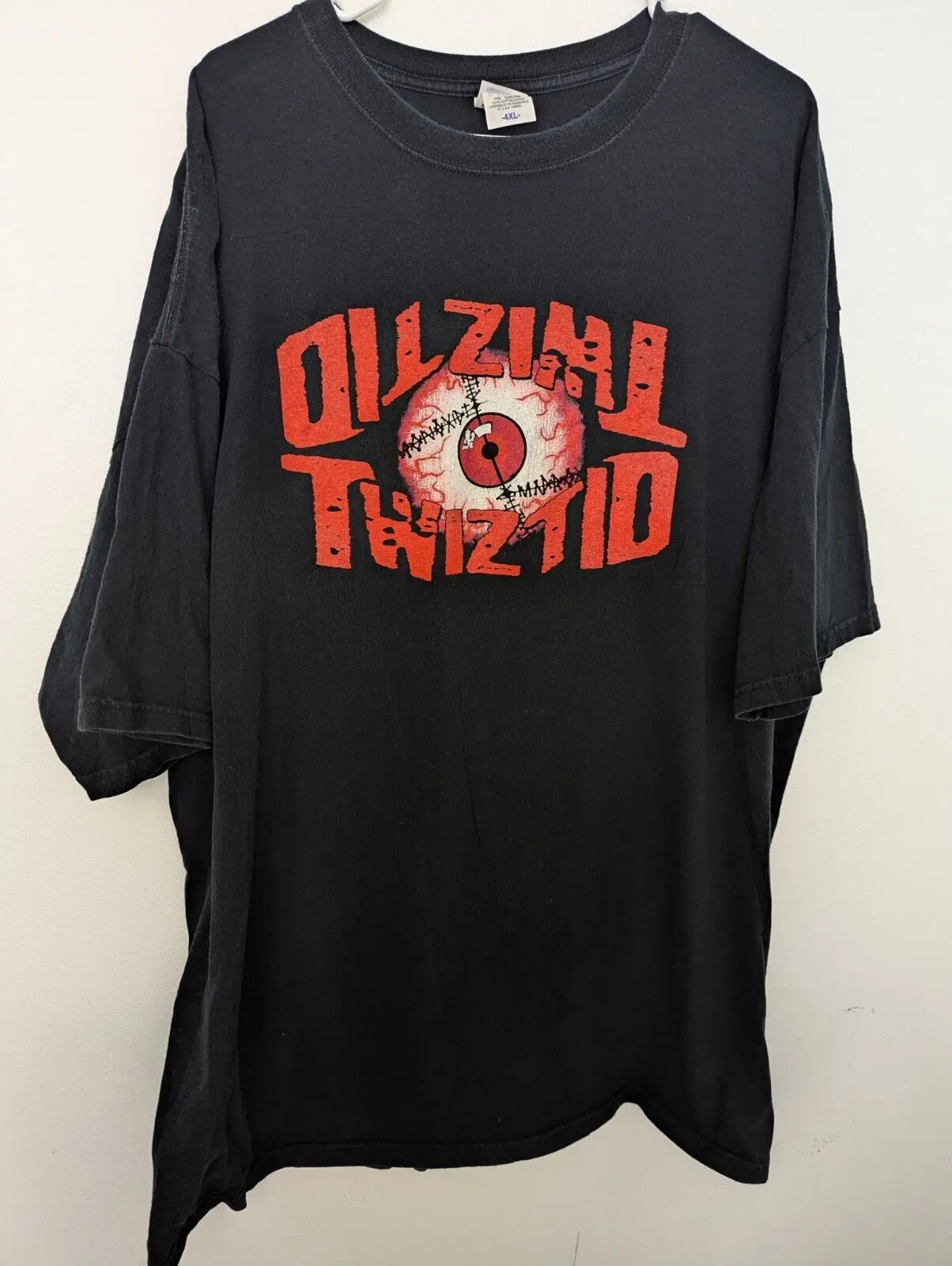 

Twiztid Bloodshot Eye Hatchetman Juggalo ICP 2006 Original T-Shirt 4XL Horror
