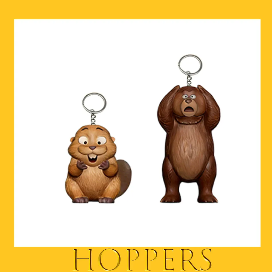 Hoppers Titus Ellen KingGeorge Mabel Tanaka Loaf Merchandising de Filme, Caixa Surpresa com Pingente de Animal Fofo, Chaveiro, Brinquedo Infantil, Presente