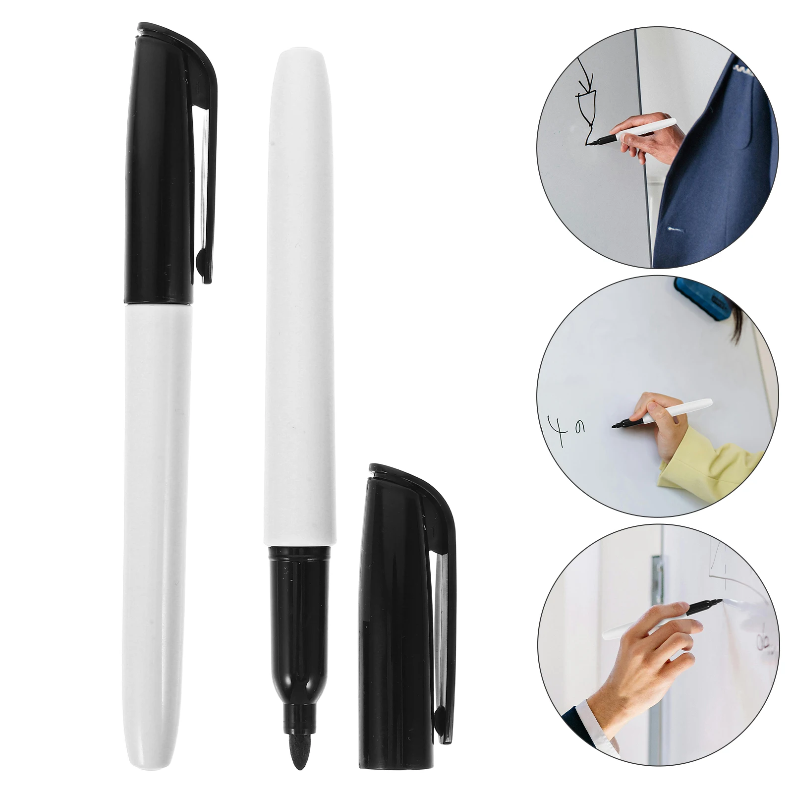 

4 Pcs Writable Wet Pen Black Board Chalk Markers Dry Erase Chisel Tip Water-based Bulk Classroom Plastic Whiteboard