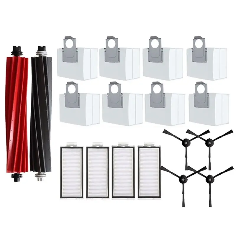 

【SHOP JOURNEY】Запасные части для Roborock Q8 Max, Q8 Max Plus, Q8 Max+, Q5 Pro, Q5 Pro Plus: основная и боковые щетки, HEPA-фильтр, салфетка для влажной уборки, пылесборник