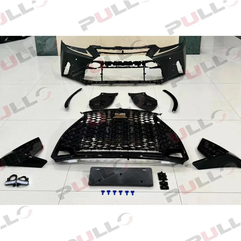 

Modified Front Car Bumper for IS250 2017-2020 Upgrade to 2021 Style with Grille Compatibility Front bar